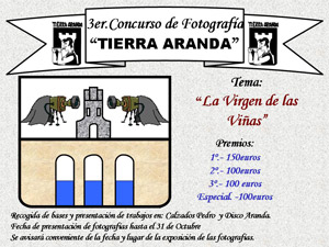 Cartel del III Concurso de Fotografía Peña "Tierra Aranda"