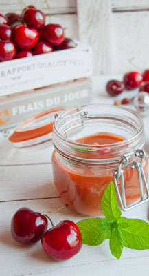Gazpacho de cerezas Gazpacho de cerezas