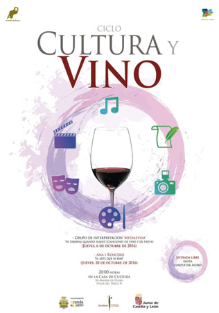 Ciclo Literatura y Vino Ciclo Literatura y Vino en Aranda de Duero