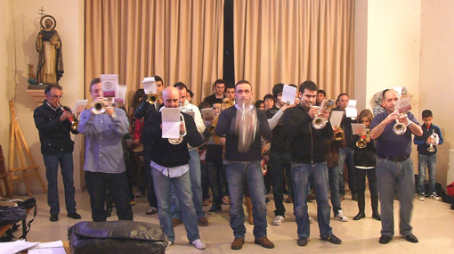 Sesiones de Ensayo de la Banda Reportaje: Merche Abad. Fotografía: Javier Marqués