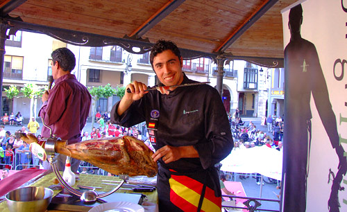 Diego Hernández, Campeón de España de Corte de Jamón