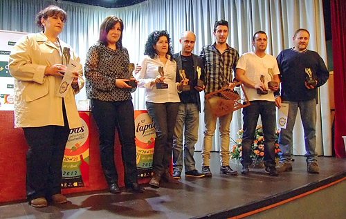 Fotografía: J.Marqués | Galardonados en el Xi Concurso de Tapas.