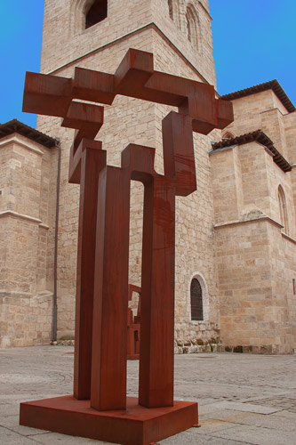 La escultura Faro de Castilla será donada a Aranda de Duero