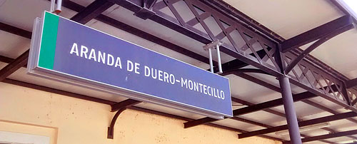 Estación "El Montecillo" Aranda de Duero Fotografía: Javier Marqués |Estación "El Montecillo" en Aranda de Duero