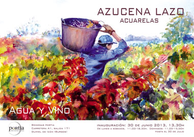 Exposición de Azucena Lazo en Bodegas Portia