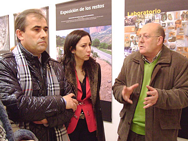 El Alcalde de Aranda de Duero, D. Luis Briones, durante el acto de inauguración