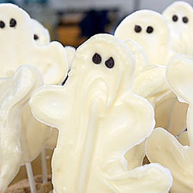 Fantasmitas de chocolate