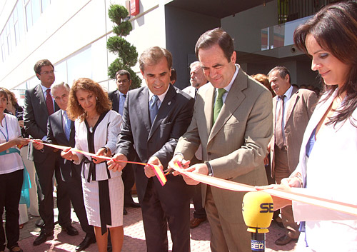 José Bono y Luis Briones durante la inauguración de Fiduero 2010