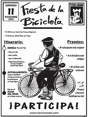 Tierra Aranda, Fiesta de la Bicicleta 2012