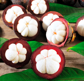 Helado de Mangostan Helado de Mangostan