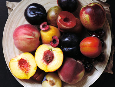 Cocinando con frutas de temporada