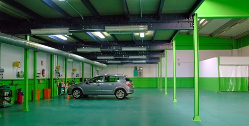 Fotografía: Javier Marqués | Establecimiento de Green Wash en Aranda de Duero Fotografía: Javier Marqués | Establecimiento de Green Wash en Aranda de Duero