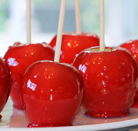Manzana caramelizada Manzana caramelizada