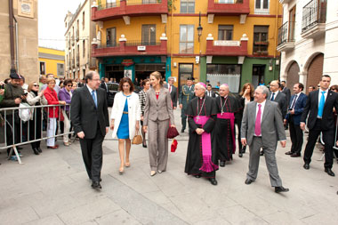 Llegada de las autoridades a Aranda de Duero
