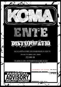 Concierto de Koma en Gumiel de Izán