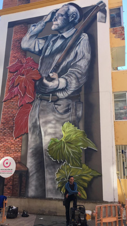 Ruta de arte urbano en el barrio de Santa Catalina