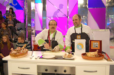 Promoción del Lechazo en el Programa Sálvame