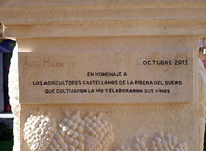 Placa Descriptiva (parte trasera del monumento)