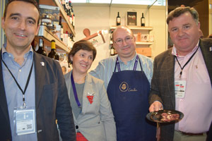 Visita del Presidente D.O. Ribera del Duero madridf300 Burgos Alimenta: primicias agroalimentarias en la Cumbre Internacional de la Gastronomía