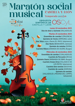 La OSCyL acerca su Maratón Social Musical a Castilla y León