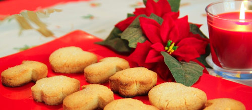 Dulces de Navidad Mantecados en Navidad