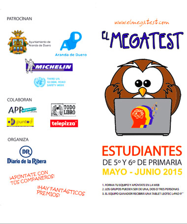 Edición 2015 del Megatest Edición 2015 del Megatest