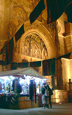Puesto musulmán junto a la Iglesia de Santa María