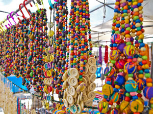 Puestos de mercado Puestos del mercado hippie