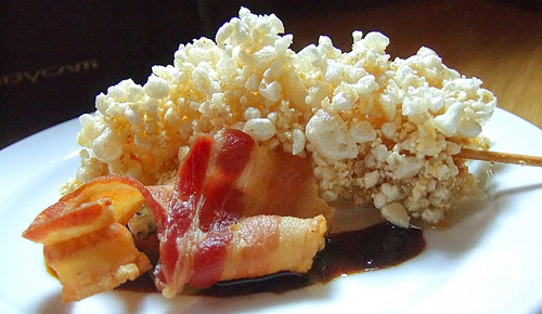 Fotografías: Javier Marqués | Tapa "Torrezno Marino" del Mesón de la Villa. Fotografías: Javier Marqués | Tapa "Torrezno Marino" del Mesón de la Villa.