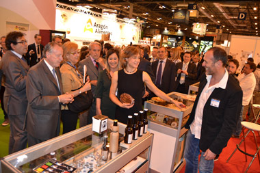 Salón del Gourmet en la inauguración ayer lunes Salón del Gourmet en la inauguración ayer lunes
