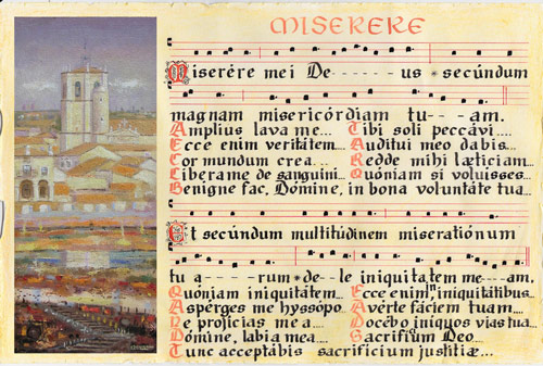 Recuperan la tradición sotillana de cantar el Miserere Recuperan la tradición sotillana de cantar el Miserere
