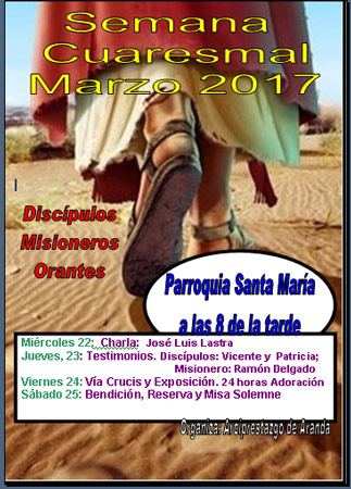 Semana cuaresmal en Aranda de Duero Semana cuaresmal en Aranda de Duero