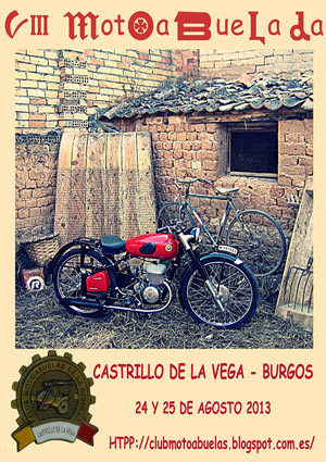 Cartel de las Motoabuelas 2013