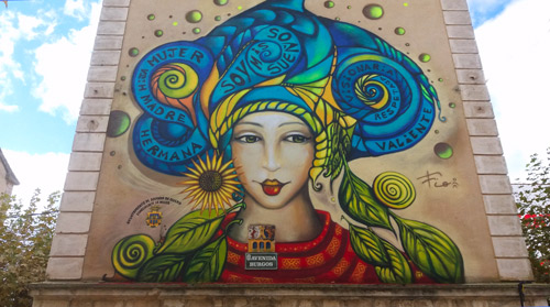 muralsantacatalina500 Foto: Merche Abad | Mural en el Barrio de Santa Catalina.