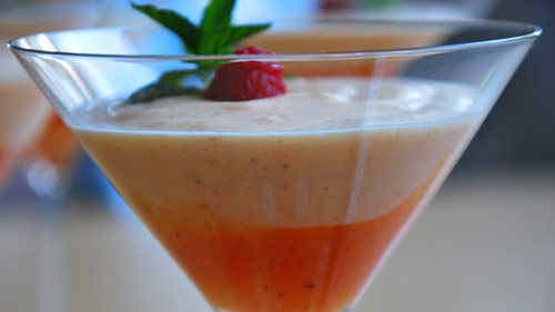 Mousse de caqui Mousse de caqui