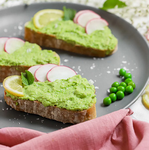 Hummus de guisantes Hummus de guisantes
