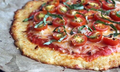 Pizza de coliflor Pizza de coliflor
