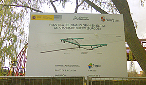 Nuevo puente en Aranda de Duero