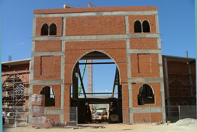 Obras en la Plaza de Toros de Aranda de Duero