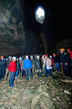 Interior de la cueva