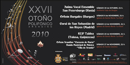 Cartel del Otoño Polifónico 2010