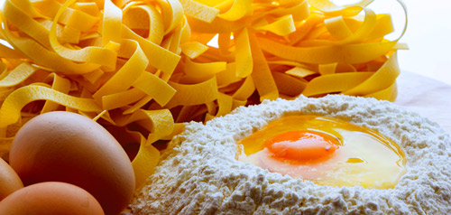 Ingredientes para elaborar Pasta fresca Ingredientes para elaborar pasta fresca