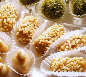 Pastas con almendras
