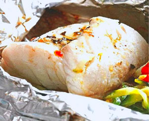 Pescado al papillote