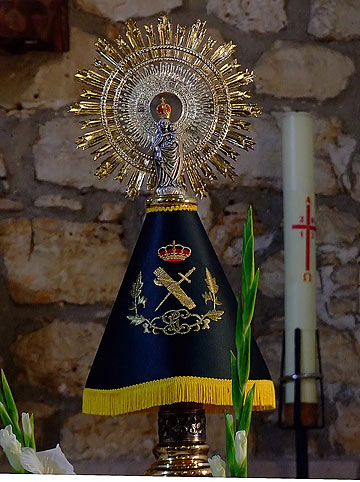 Fotografía. Javier Marqués|Imagen de la Virgen del Pilar Fotografía. Javier Marqués|Virgen del Pilar