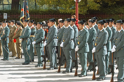 Acto conmemorativo de la Guardia Civil