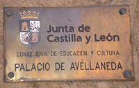 Placa del Palacio de Avellaneda