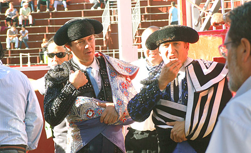 Paseíllo en la Plaza de Toros Portátil en Aranda de Duero Fotografía: Javier Marqués