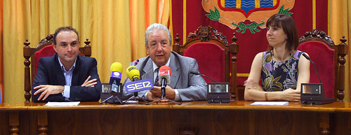 Foto: M.Abad | D. Gil Martínez Soto (centro) durante el Acto Ofiical de Presentación.