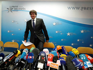 Declaraciones de Puigdemont a los Medios Declaraciones de Puigdemont a los Medios